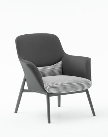 Yodo Executive Lounge Chair in Fabric