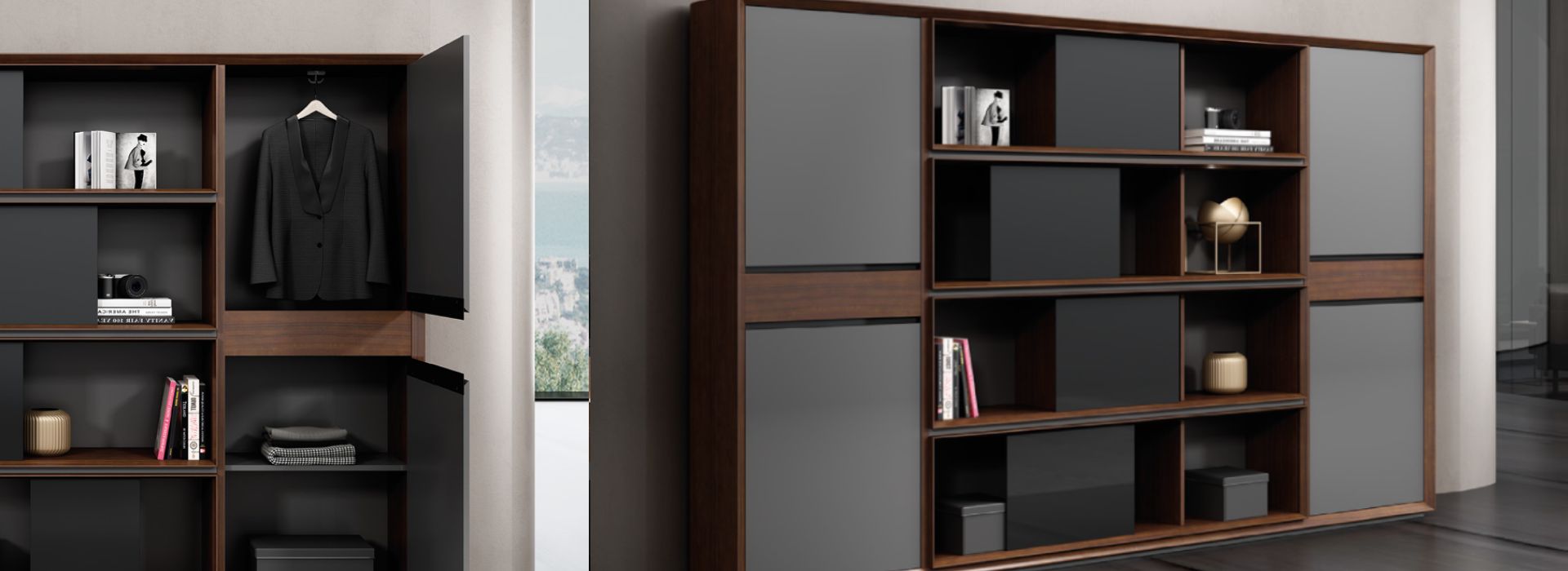 Quzzi Executive Wall Storage – Luxury Executive Furniture for UAE ...
