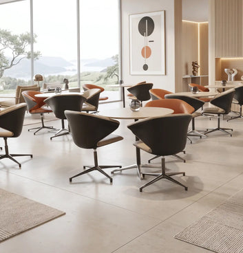Barista Round Meeting Table Consumer KANO