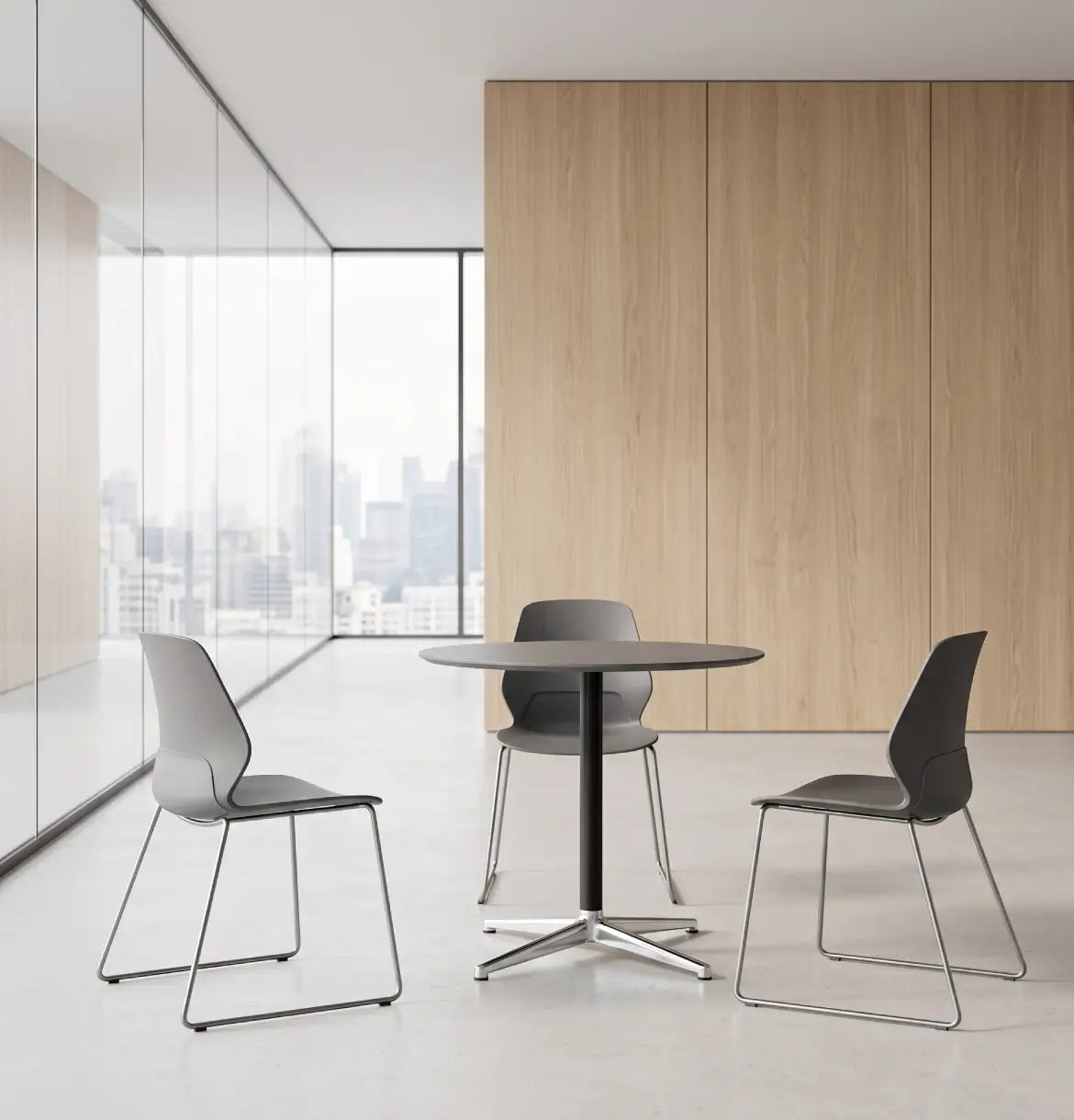 Barista Round Meeting Table Consumer KANO