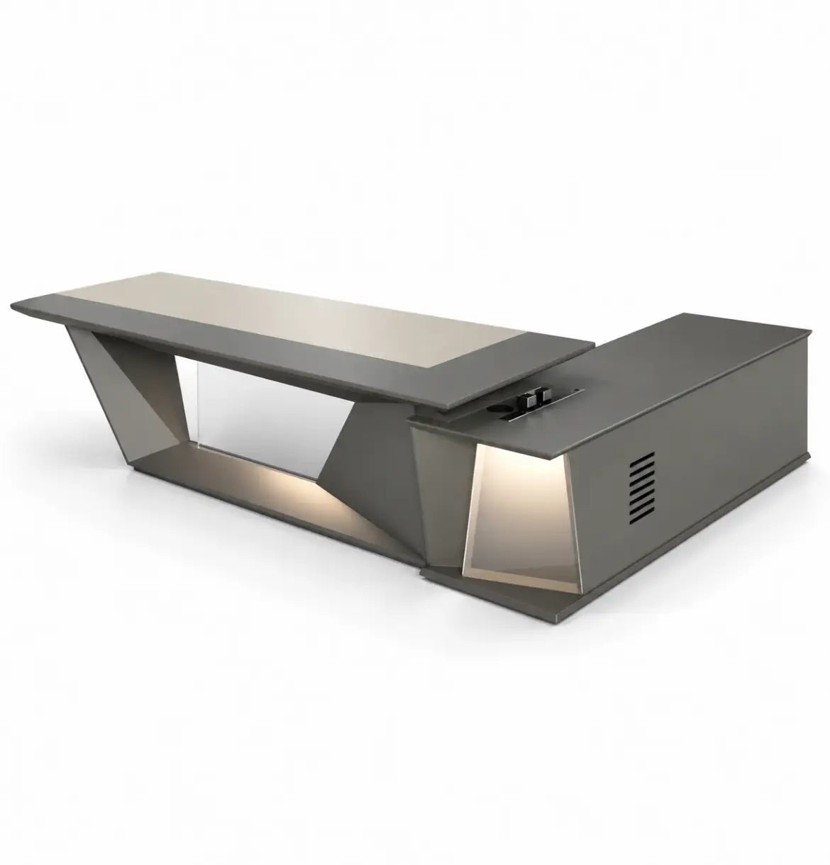 Beall Executive Desk (4 Sizes) Consumer KANO CY13 Meteor Grey 2400 8-10 Weeks