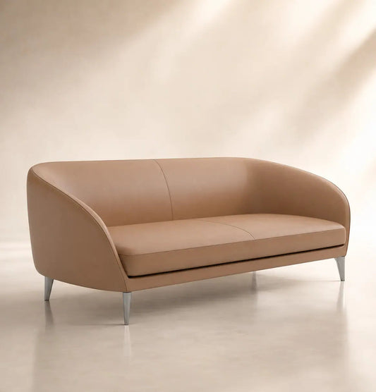 Bee 3-Seater Straight Sofa Consumer KANO Vegan Leather Tan 8-10 Weeks