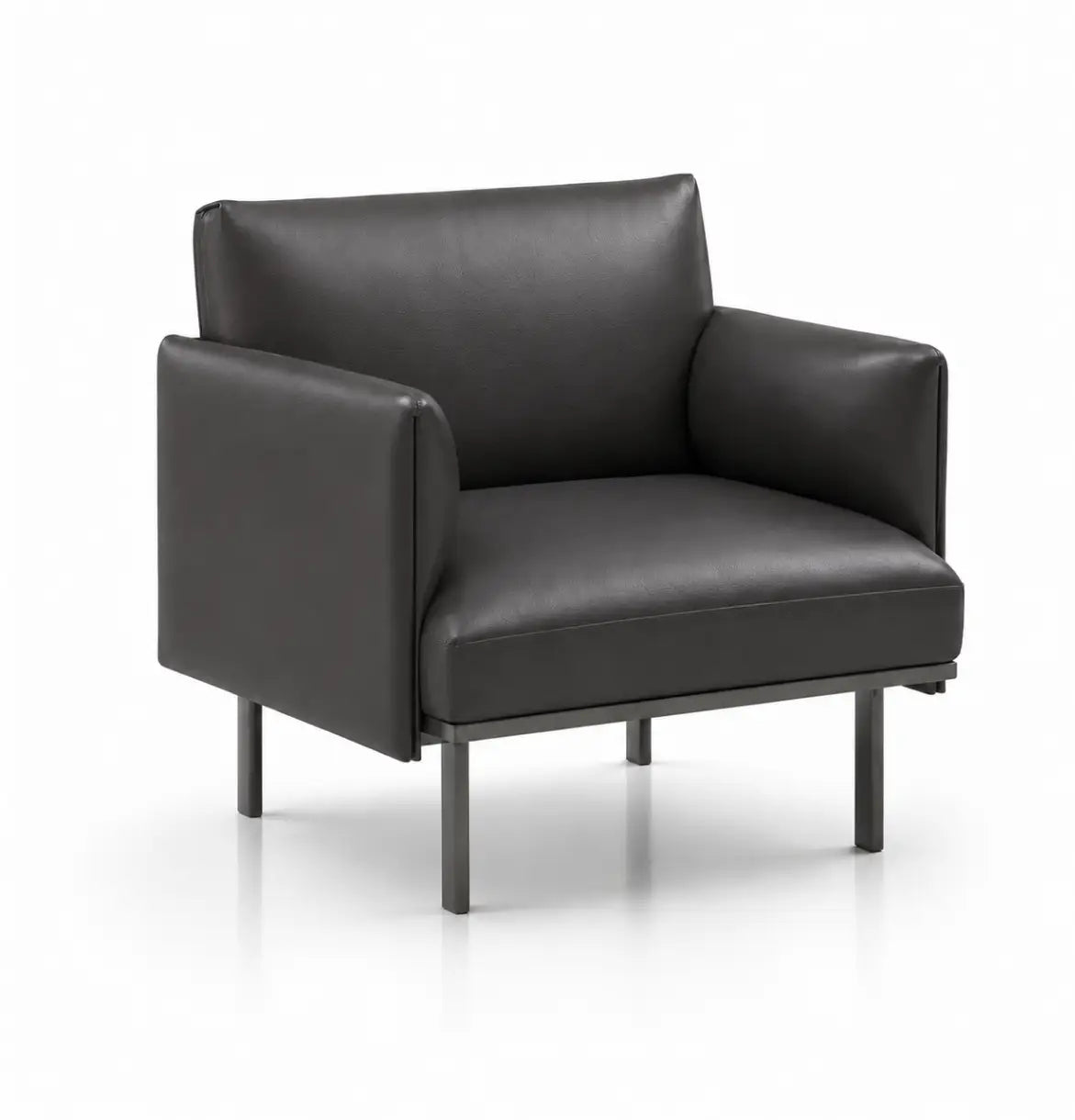 Binray Armchair Consumer KANO Grey PVC Vegan Leather 8-10 Weeks