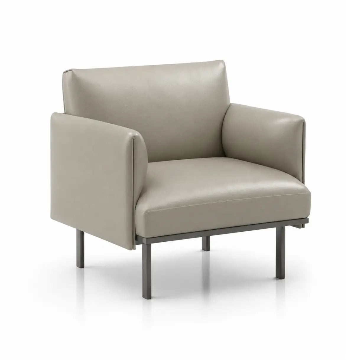 Binray Armchair Consumer KANO Khaki PVC Vegan Leather 2-5 Working Days