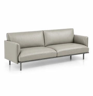 Binray 3-Seater Sofa Consumer KANO Khaki PVC Vegan Leather 2-5 Working Days