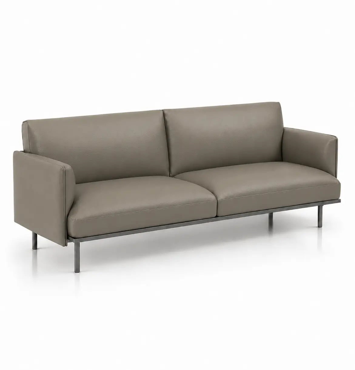 Binray 3-Seater Sofa Consumer KANO Coffee PVC Vegan Leather 2-5 Working Days