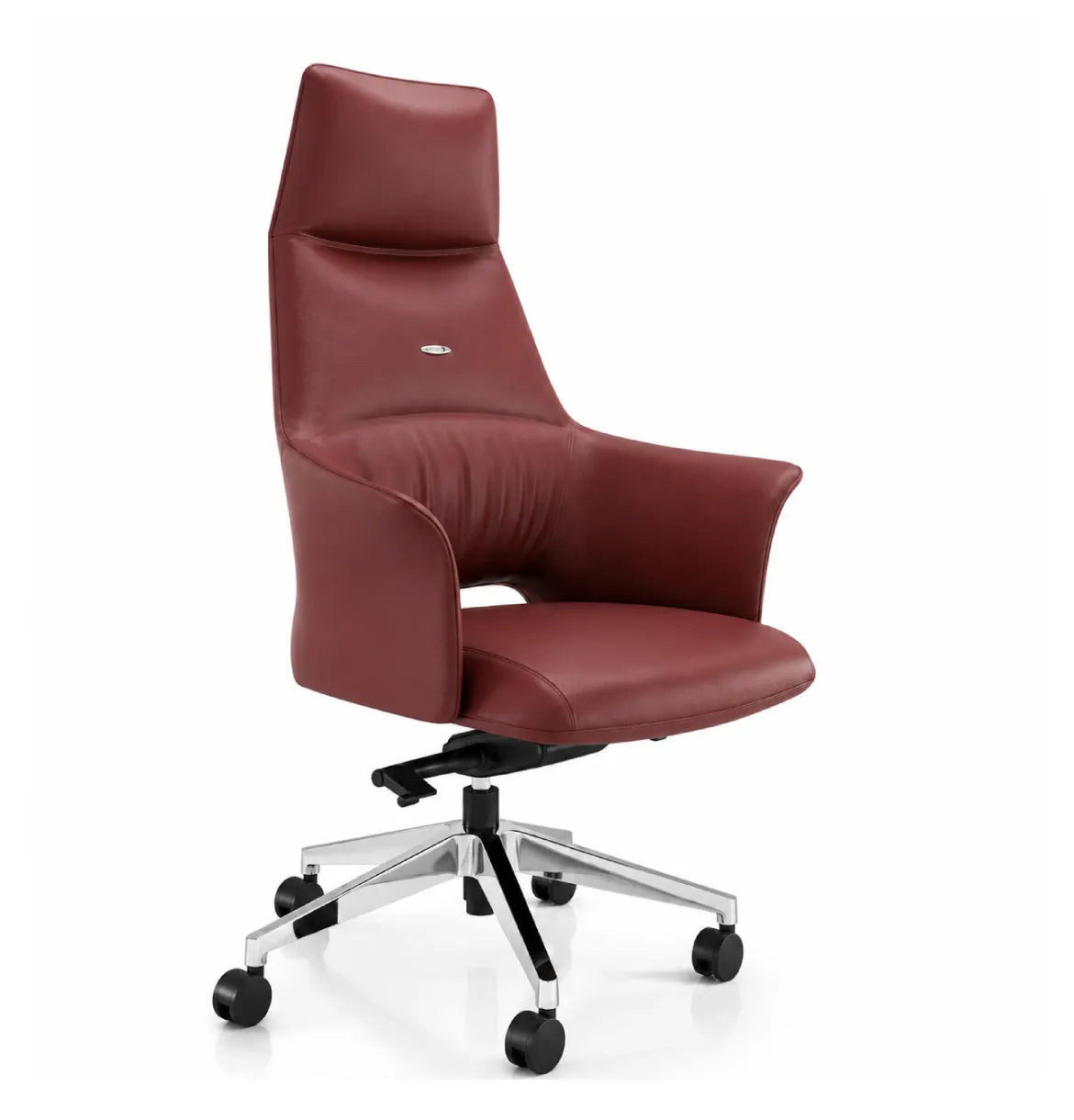 Binye Highback in Red Leather