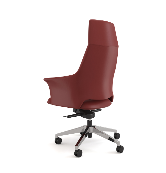 Binye Highback Consumer KANO Vegan Leather Red 8-10 Weeks