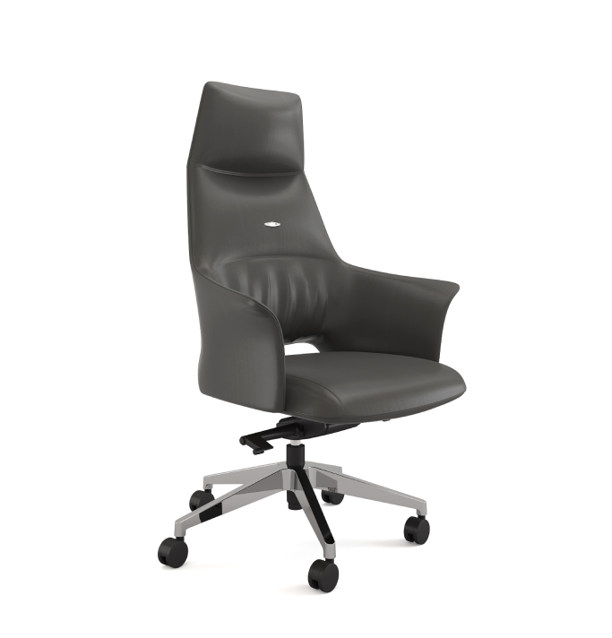 Binye Highback Consumer KANO Genuine Leather Grey 8-10 Weeks