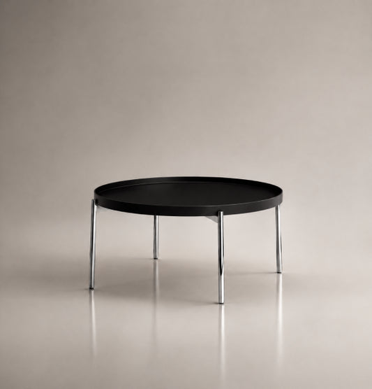 Brewster Side Coffee Table Consumer KANO Black D668 x H360mm 8-10 Weeks