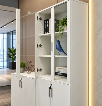 Cadi 5-Level Cabinet with Glass Doors Consumer KANO