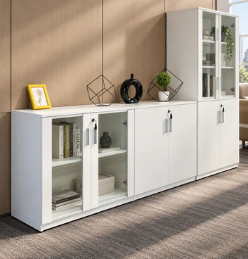 Cadi 2-Level Cabinet with Glass Doors Consumer KANO