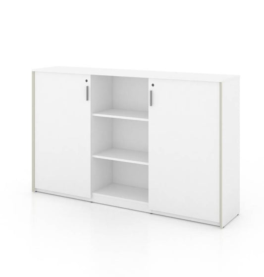 Universal W1800 Wall Unit Cabinet or Credenza (White Body)