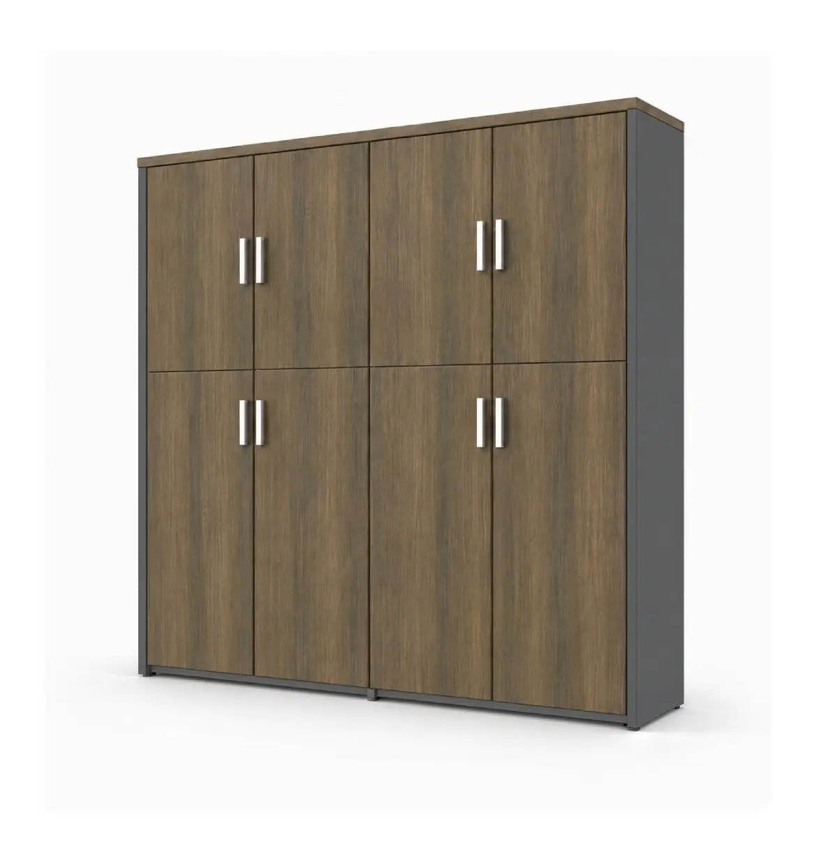 Universal Dark 5-Level Dual Cabinet Consumer KANO CF12 Coffee Walnut Matching MFC Doors 8-10 Weeks
