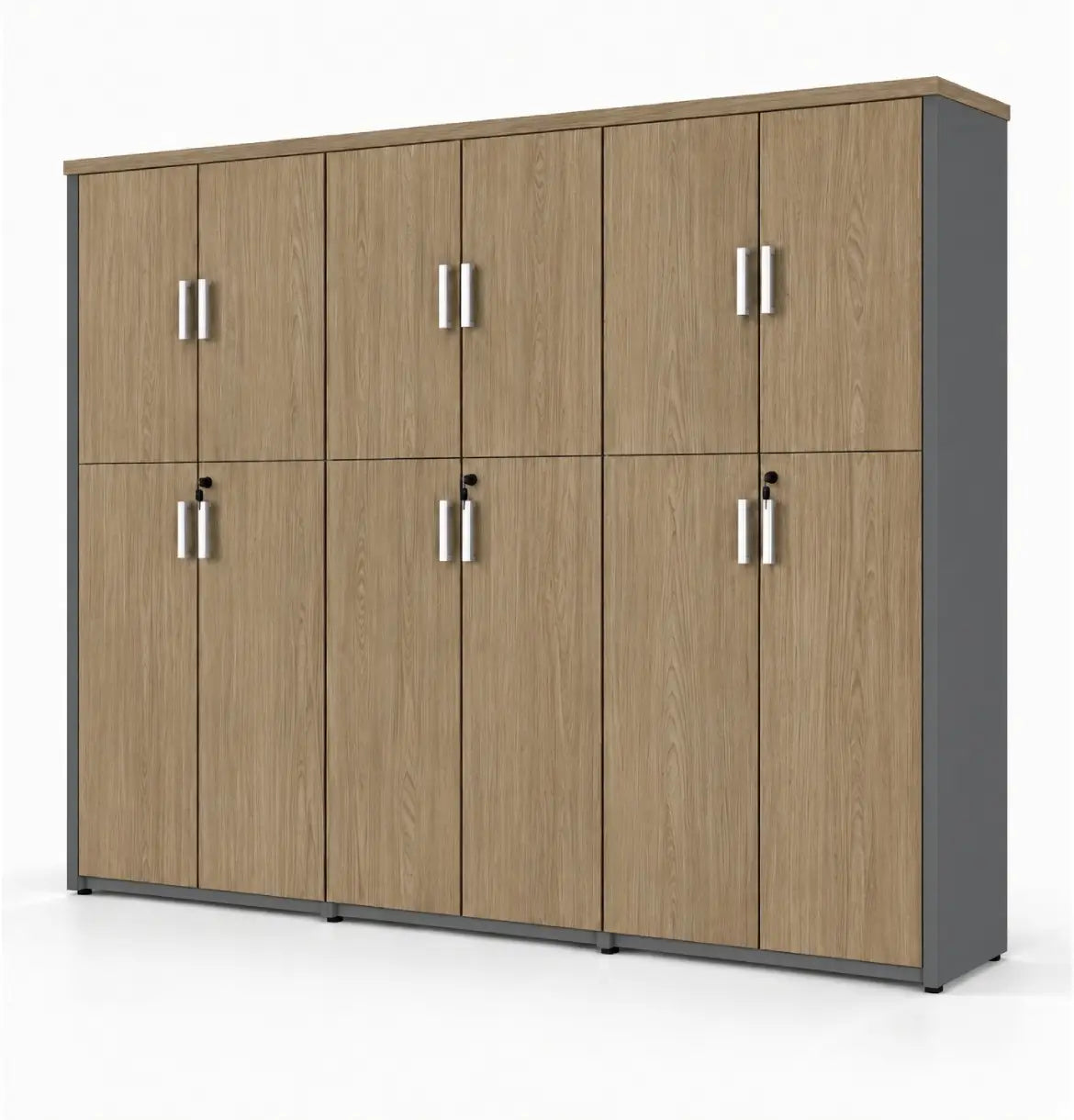 Universal Dark 5-Level Triple Cabinet Consumer KANO CF41 Nash Oak Matching MFC Doors 8-10 Weeks