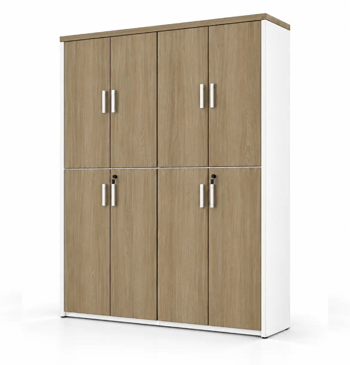 Universal Light 6-Level Dual Cabinet Consumer KANO CF41 Nash Oak Matching MFC Doors 8-10 Weeks