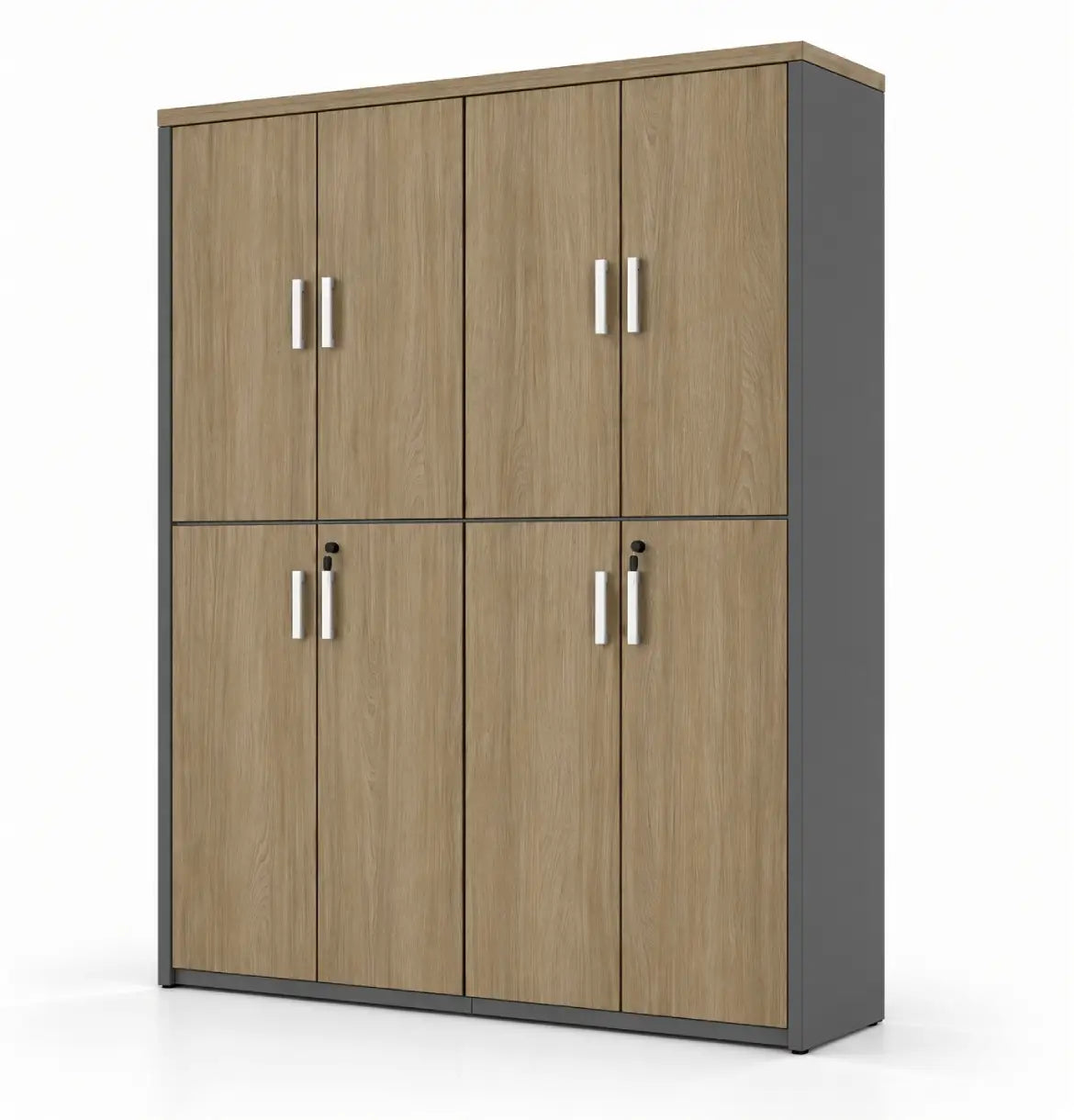 Universal Dark 6-Level Dual Cabinet Consumer KANO CF41 Nash Oak Matching MFC Doors 8-10 Weeks