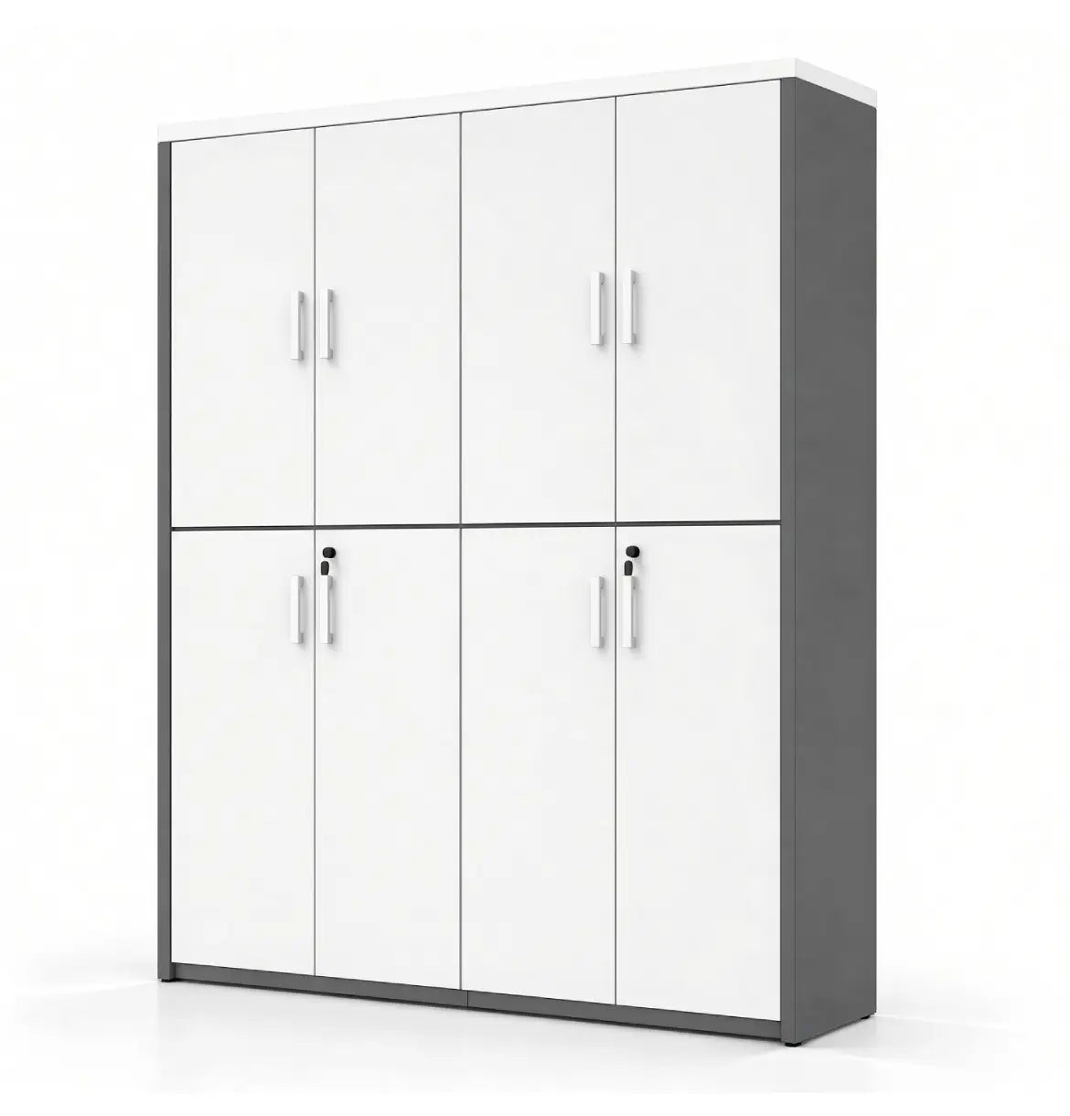 Universal Dark 6-Level Dual Cabinet Consumer KANO White Matching MFC Doors 8-10 Weeks
