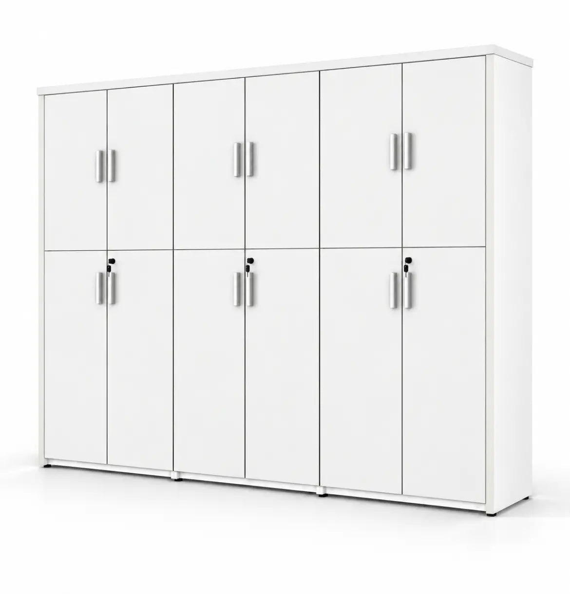 Universal Light 5-Level Triple Cabinet Consumer KANO White Matching MFC Doors 8-10 Weeks