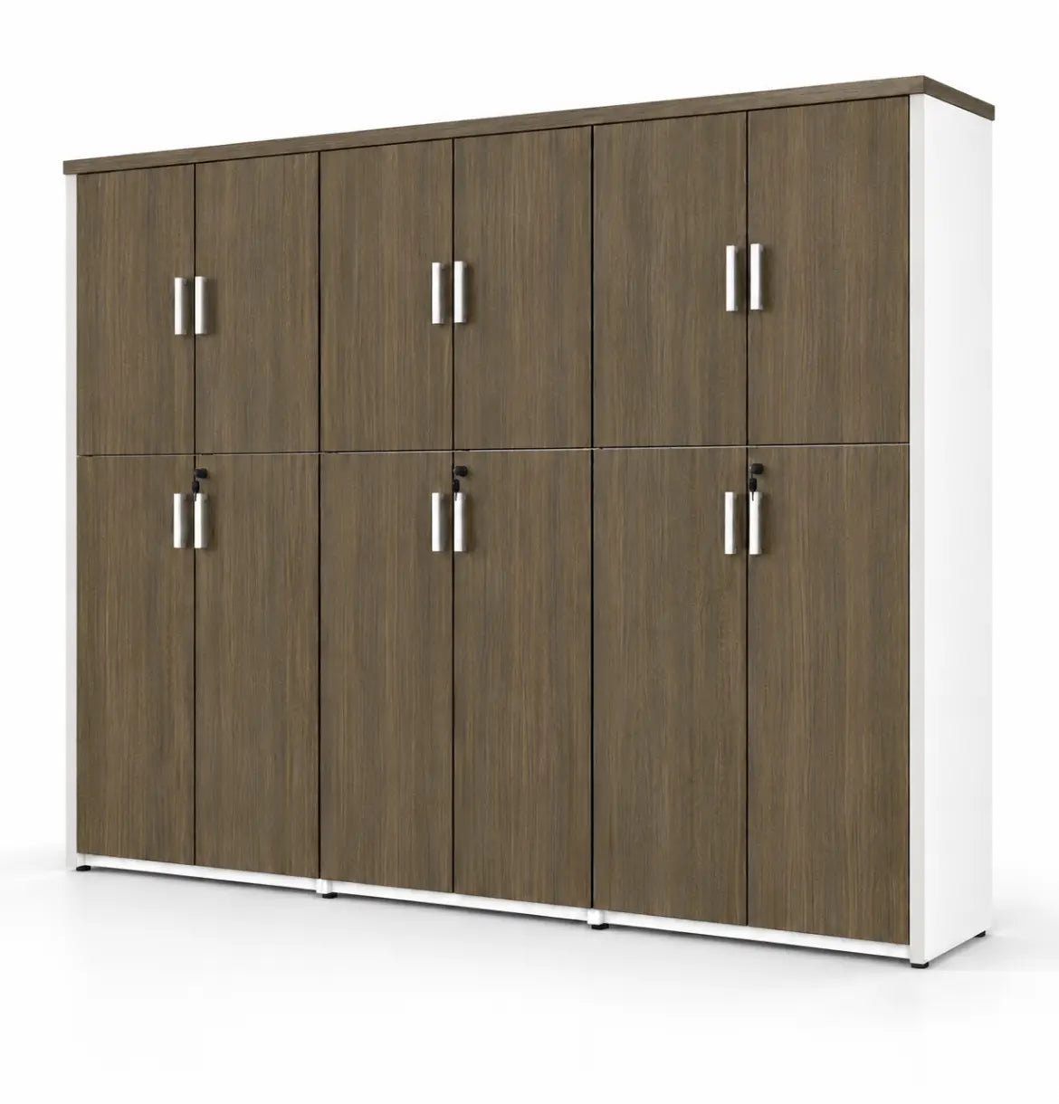 Universal Light 5-Level Triple Cabinet Consumer KANO CF12 Coffee Walnut Matching MFC Doors 8-10 Weeks