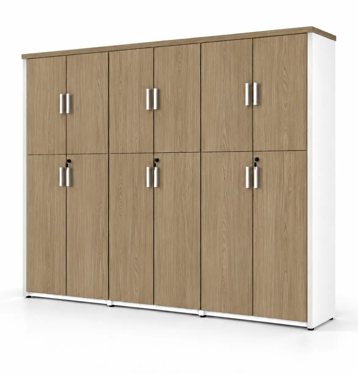 Universal Light 5-Level Triple Cabinet Consumer KANO CF41 Nash Oak Matching MFC Doors 8-10 Weeks