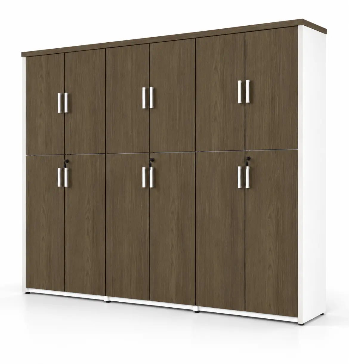 Universal Light 5-Level Triple Cabinet Consumer KANO CF42 Mocha Oak Matching MFC Doors 8-10 Weeks