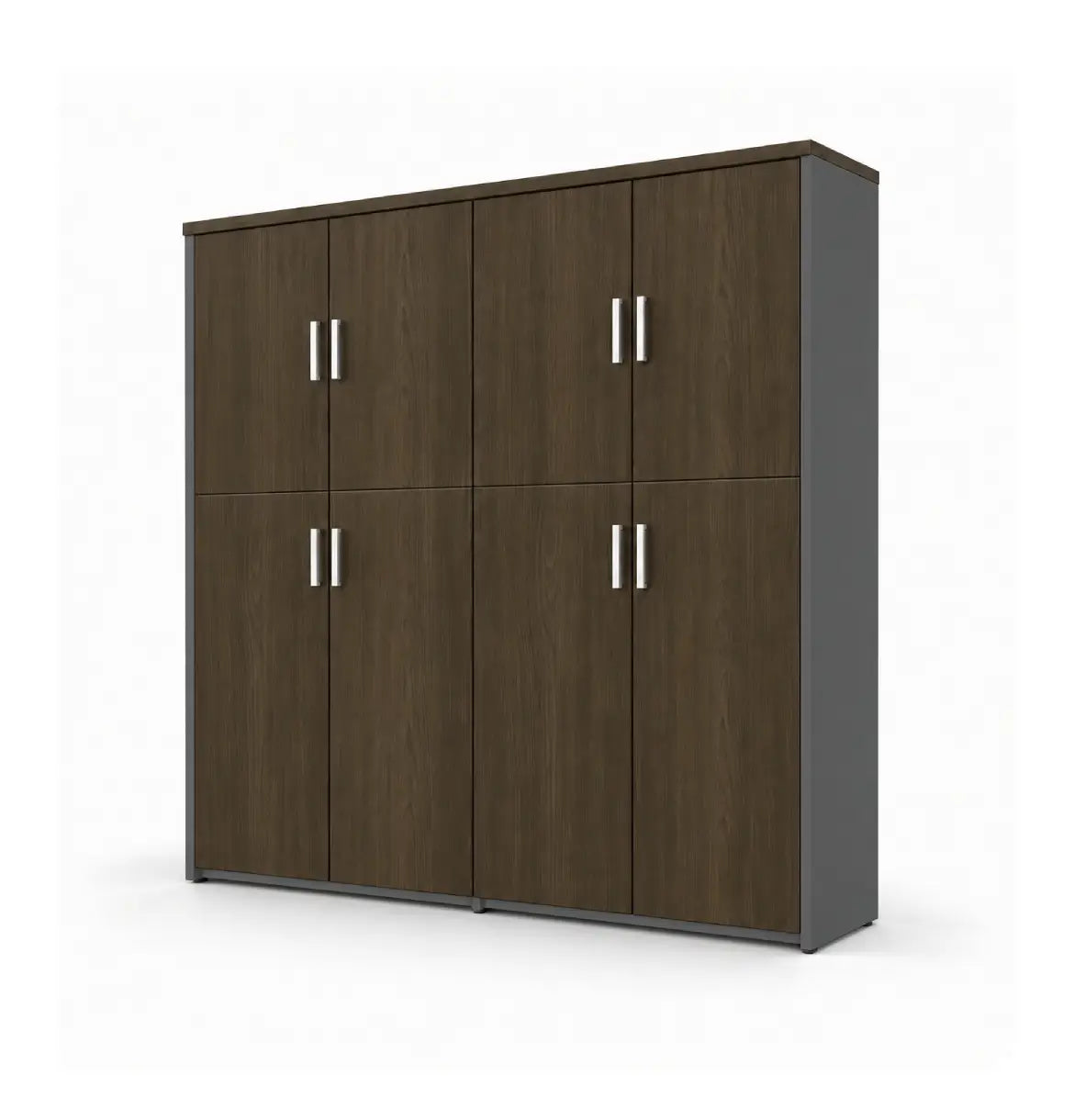 Universal Dark 5-Level Dual Cabinet Consumer KANO CF42 Mocha Oak Matching MFC Doors 8-10 Weeks