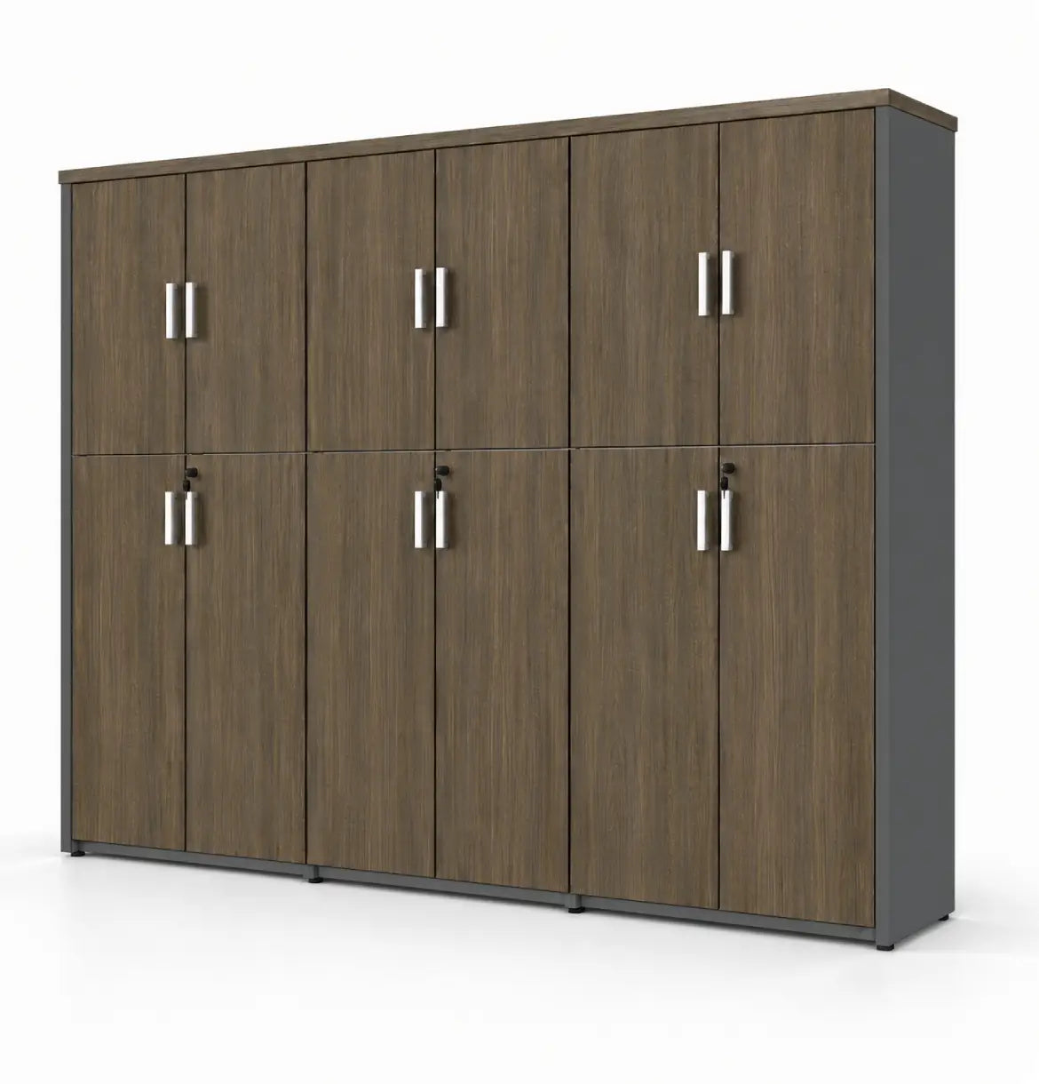 Universal Dark 5-Level Triple Cabinet Consumer KANO CF12 Coffee Walnut Matching MFC Doors 8-10 Weeks
