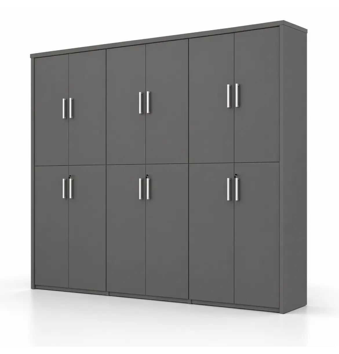 Universal Dark 6-Level Triple Cabinet Consumer KANO Grey Matching MFC Doors 8-10 Weeks