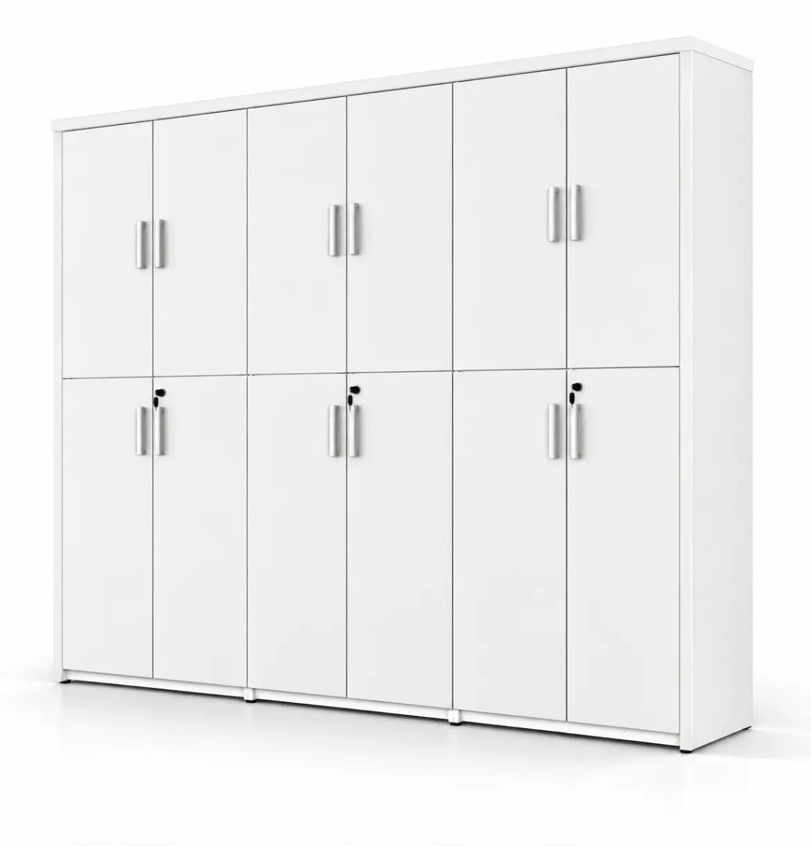 Universal Light 6-Level Triple Cabinet Consumer KANO White Matching MFC Doors 8-10 Weeks