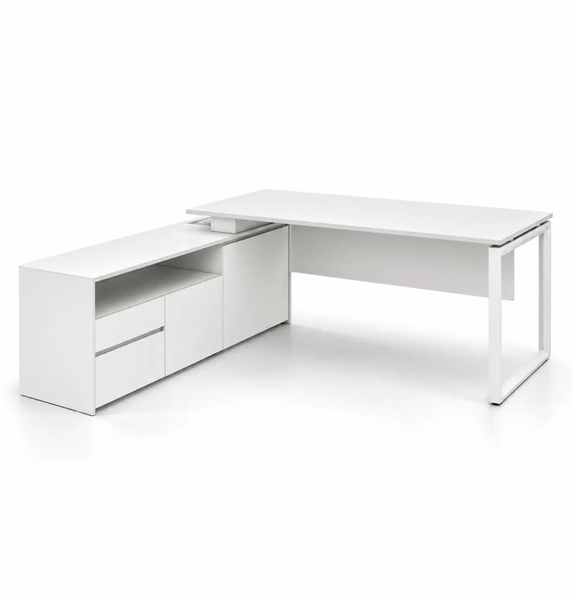 Cadi "O" Executive Desk Consumer KANO White 1600 8-10 Weeks
