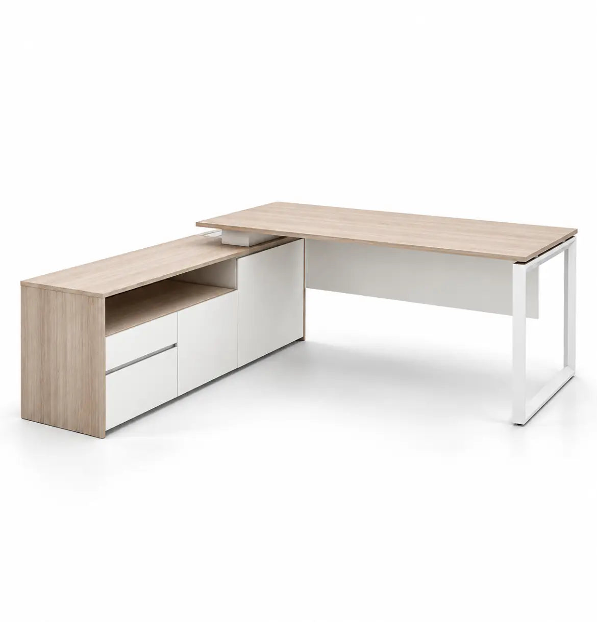Cadi "O" Executive Desk Consumer KANO CF09 Log Walnut 1600 8-10 Weeks