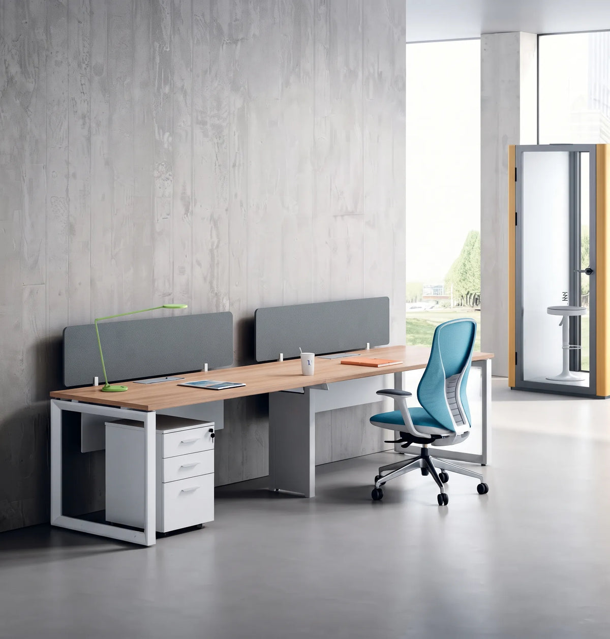 Cadi "O" Linear Desk (1-6 Pax) Consumer KANO