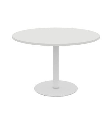 Cadi Round Meeting Table (2 Sizes) Consumer KANO CF05 White D1200 x H750mm 30 Days