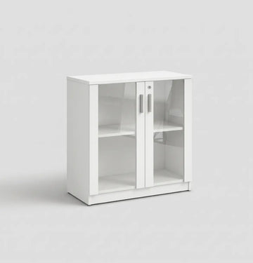 Cadi 2-Level Cabinet with Glass Doors Consumer KANO
