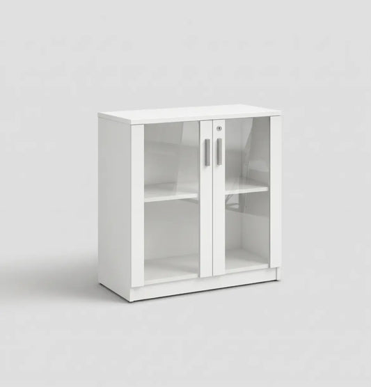 Cadi 2-Level Cabinet with Glass Doors Consumer KANO