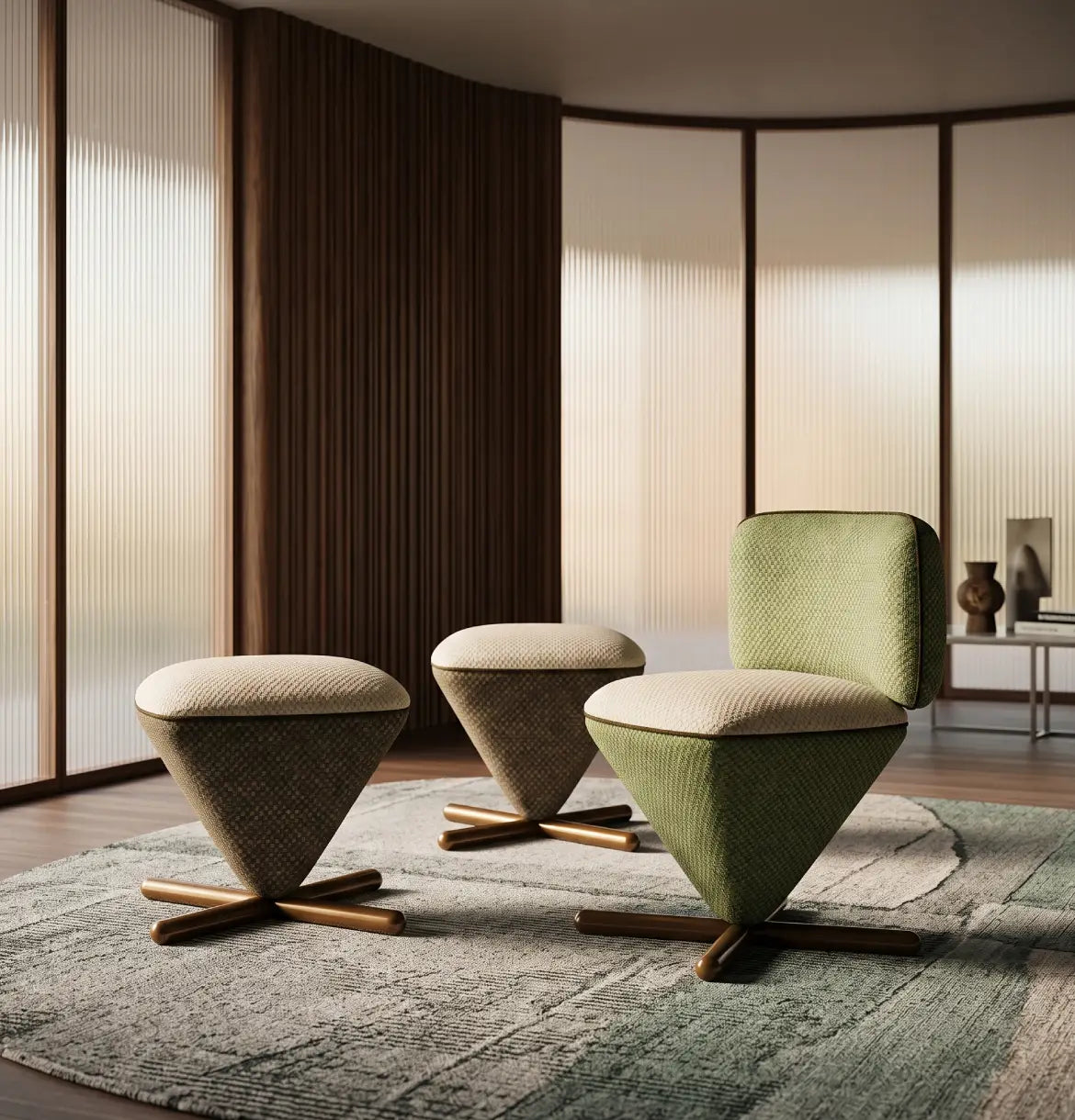 Cartier Stool with Backrest Consumer KANO