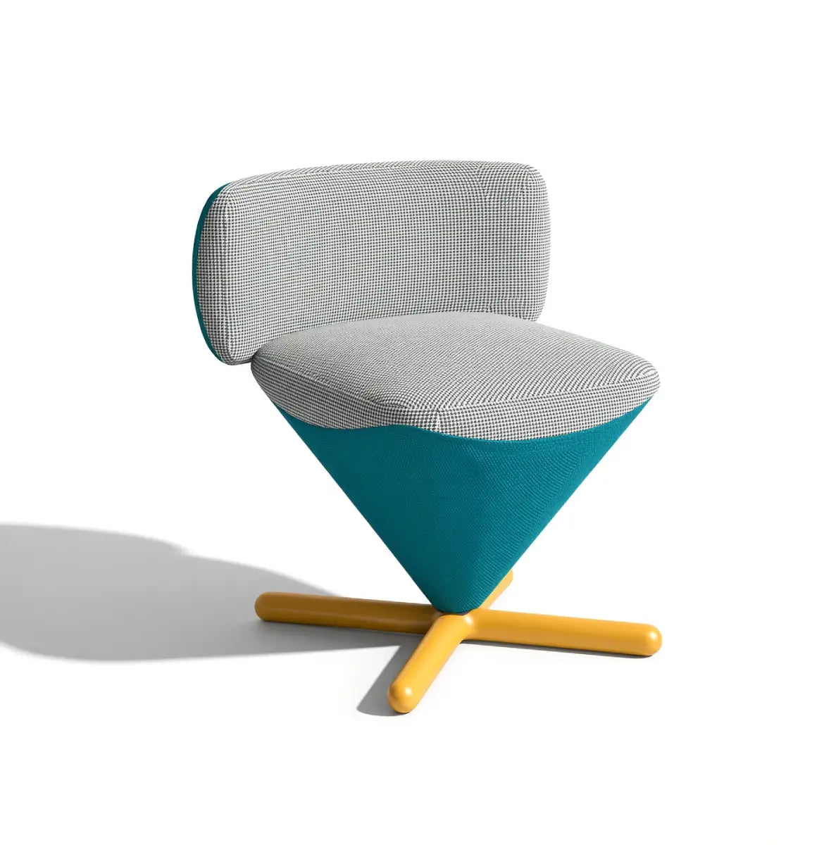 Cartier Stool with Backrest Consumer KANO Teal Fabric 2-5 Working Days