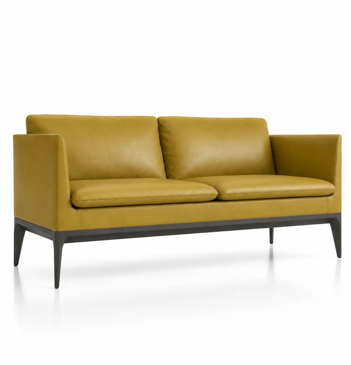Castle 3-Seater Sofa Consumer KANO Yellow Vegan Leather 8-10 Weeks