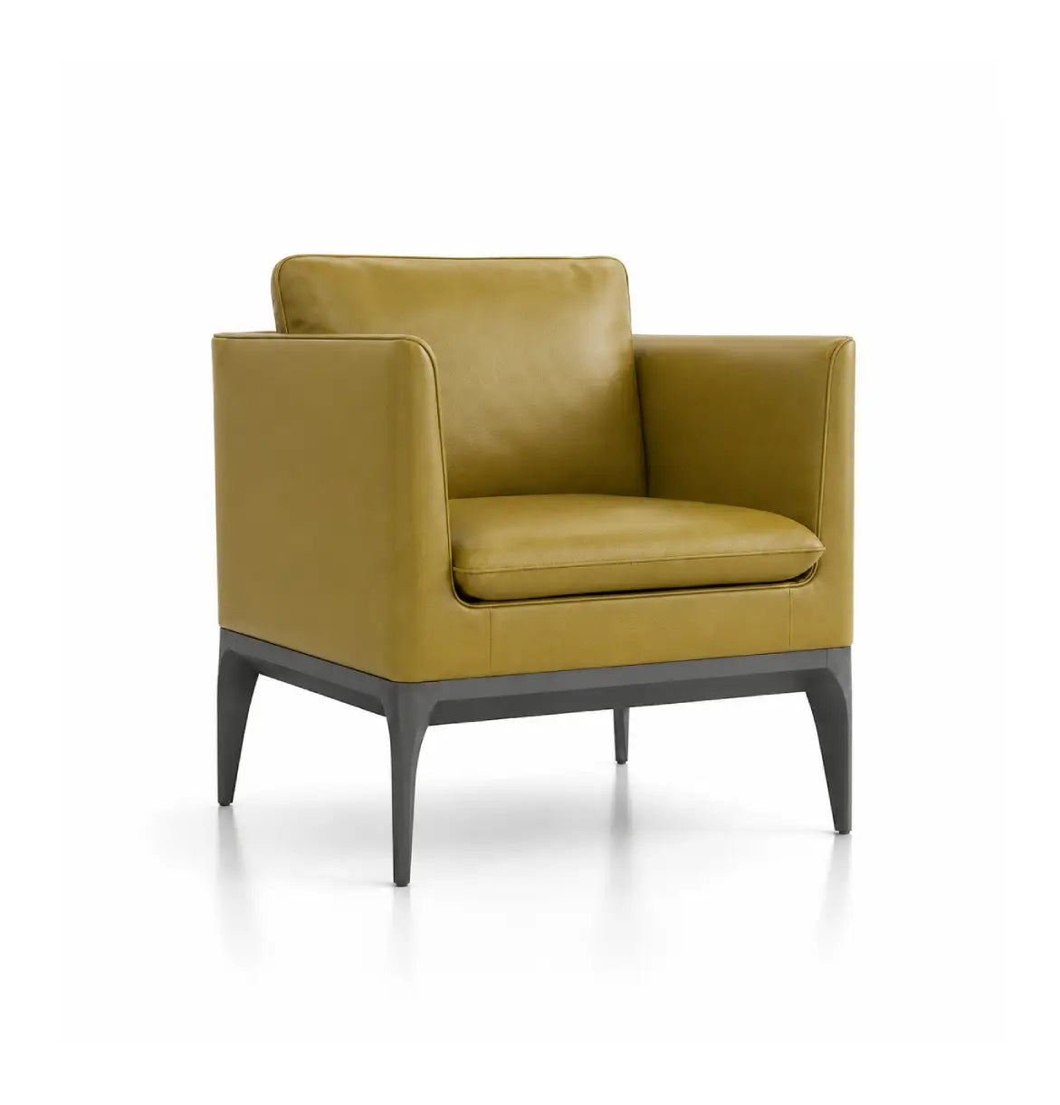 Castle Armchair Consumer KANO Yellow Vegan Leather 8-10 Weeks