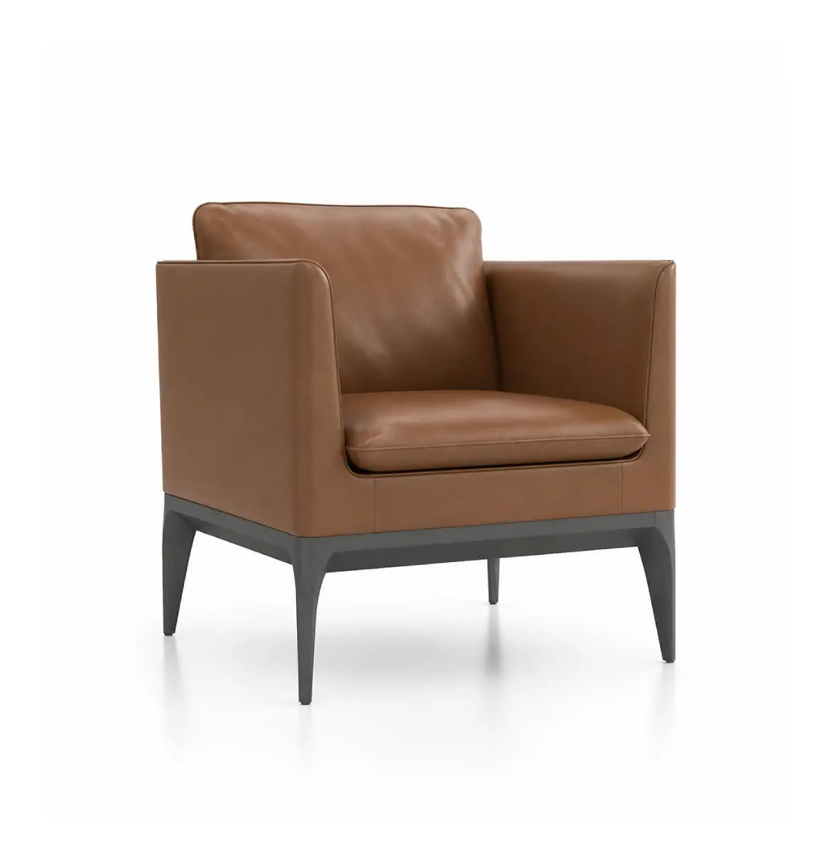 Castle Armchair Consumer KANO Tan Vegan Leather 8-10 Weeks