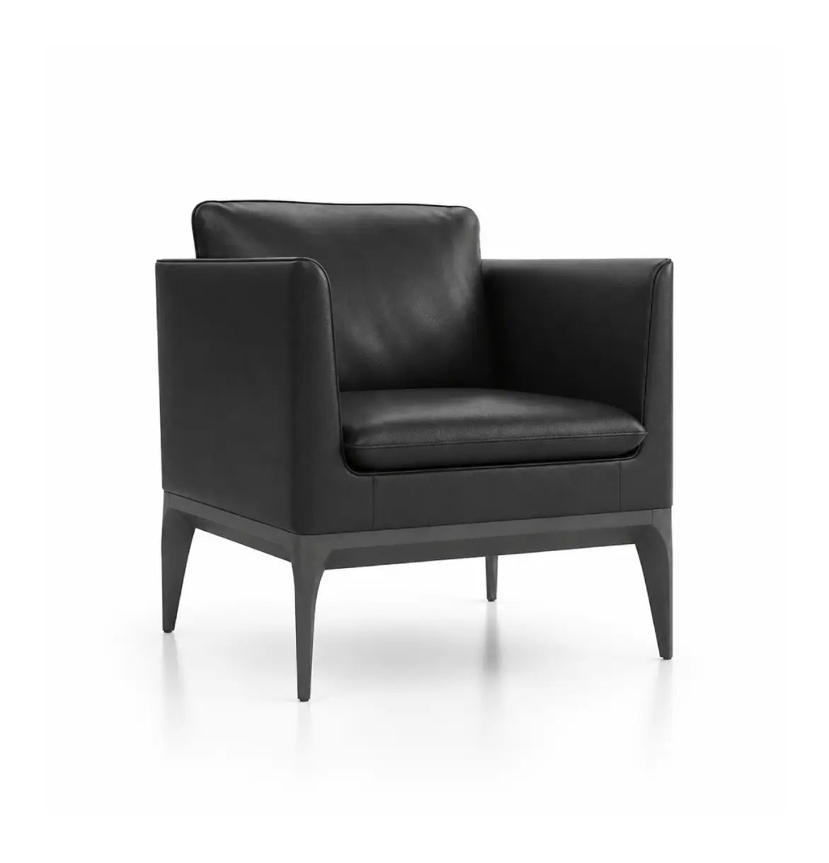 Castle Armchair Consumer KANO Black Vegan Leather 8-10 Weeks