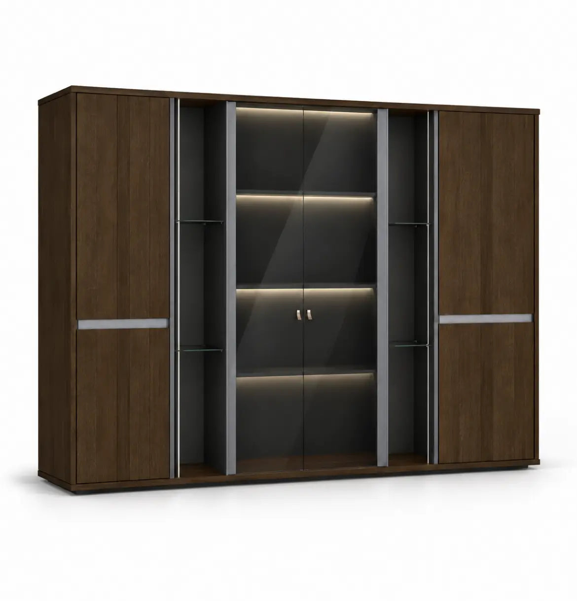 Champion Executive Wall Storage (2 Sizes) Consumer KANO CY20 Alpine Walnut 2400 8-10 Weeks