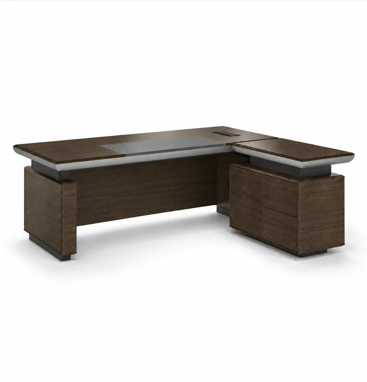Champion Straight or L-Shaped Desk Consumer KANO CY20 Alpine Walnut 2000 8-10 Weeks