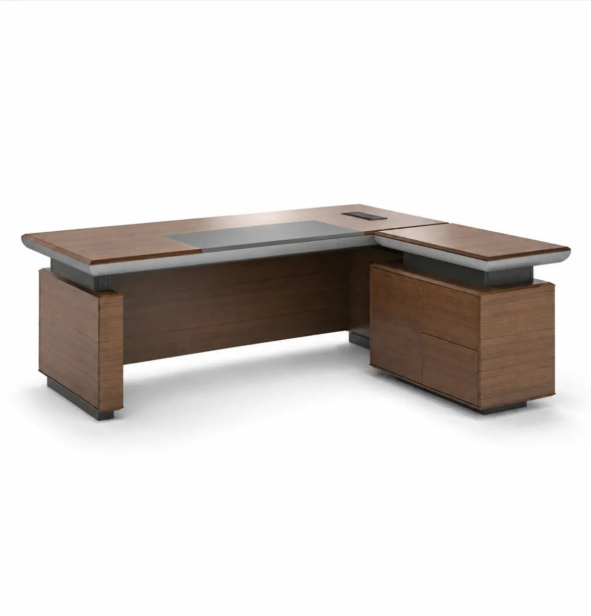 Champion Straight or L-Shaped Desk Consumer KANO CY07 American Walnut 2000 8-10 Weeks