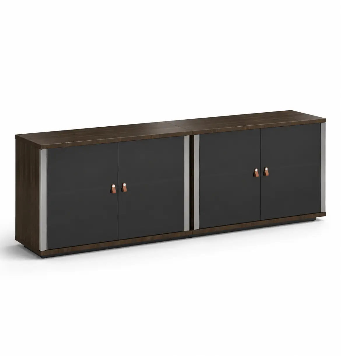Champion Executive Credenza Consumer KANO CY20 Alpine Walnut Glass 8-10 Weeks