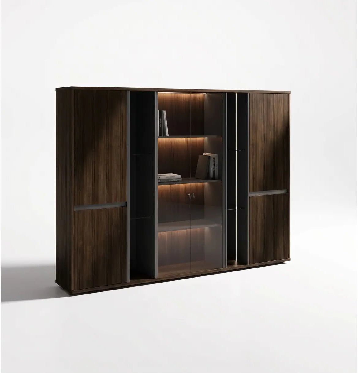 Champion Executive Wall Storage (2 Sizes) Consumer KANO CY20 Alpine Walnut 2400 8-10 Weeks
