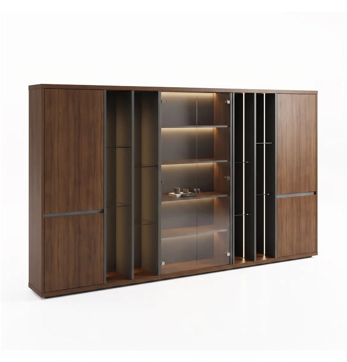 Champion Executive Wall Storage (2 Sizes) Consumer KANO CY07 American Walnut 3400 8-10 Weeks