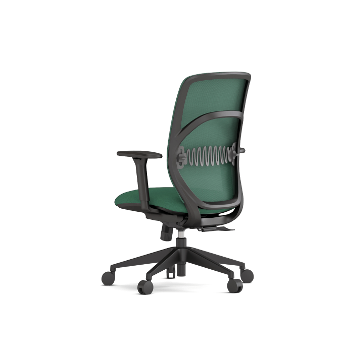 Chelsea Five Midback Consumer KANO Green Synchro Mech with 1 Lock + Fixed Arms 8-10 Weeks