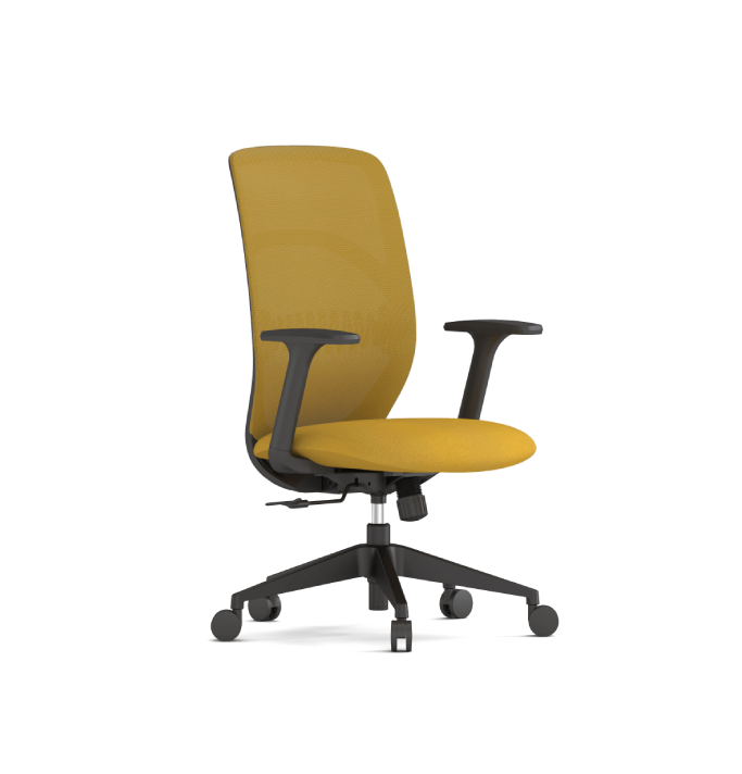 Chelsea Five Midback Consumer KANO Yellow Synchro Mech with 3 Lock + 1D Arms 8-10 Weeks